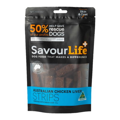 SavourLife Australian Liver Strips Treats for Dogs