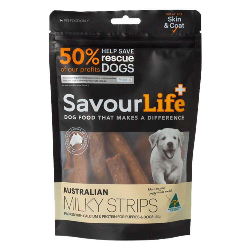 SavourLife Australian Milky Strips Treats for Dogs