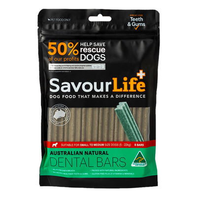 SavourLife Australian Natural Dental Bars Treats for Dogs