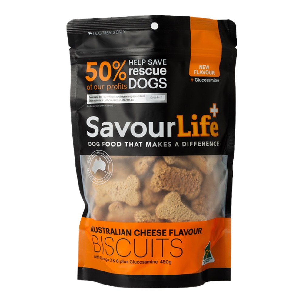 SavourLife Australian Cheese Flavour Biscuit Treats for Dogs