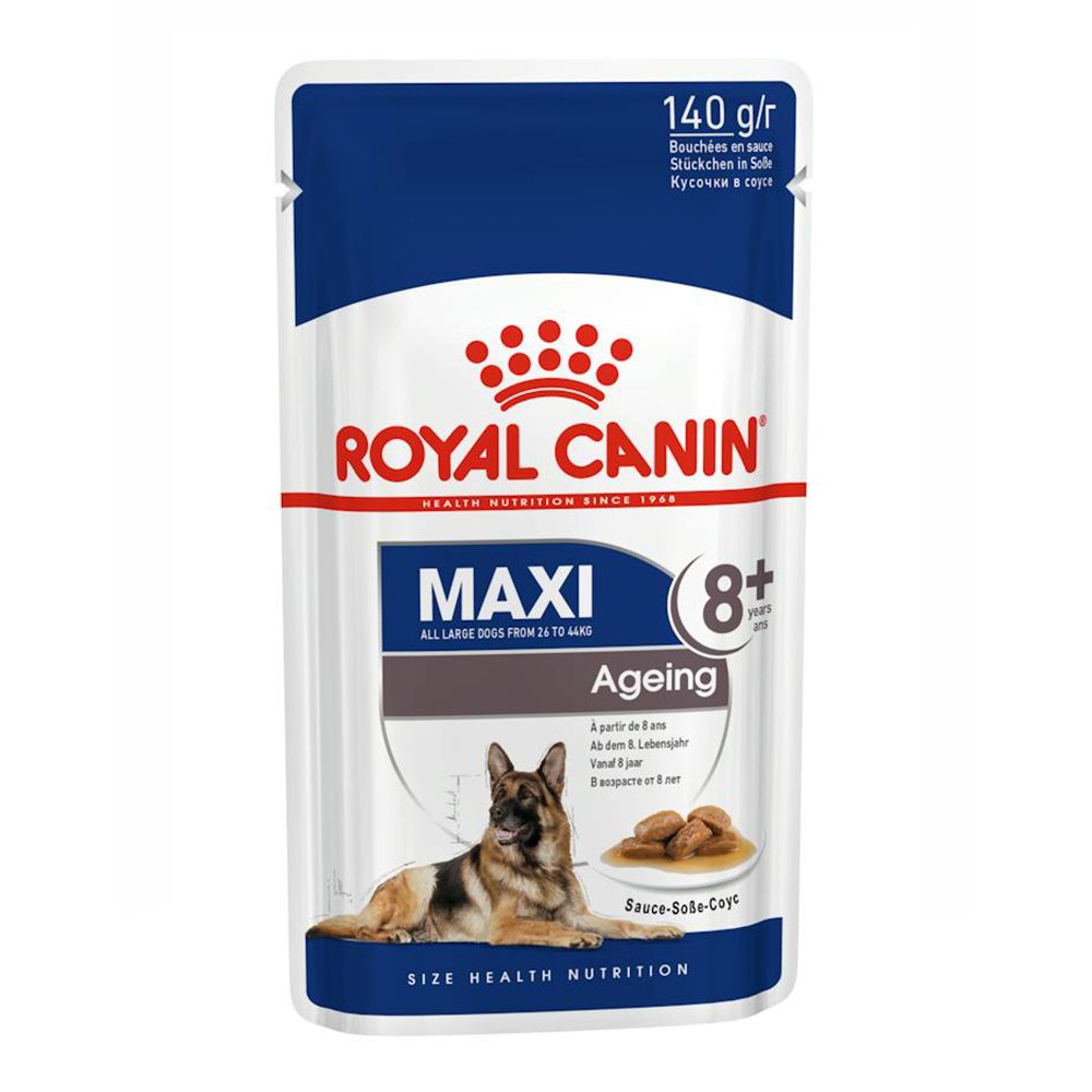 Royal Canin Maxi Ageing 8+ Years In Gravy Pouches Wet Dog Food