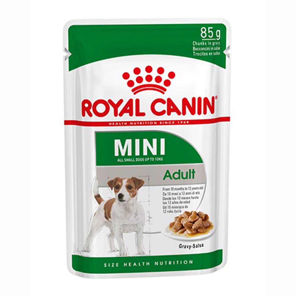 Royal Canin Mini Adult In Sauce Pouches Wet Dog Food
