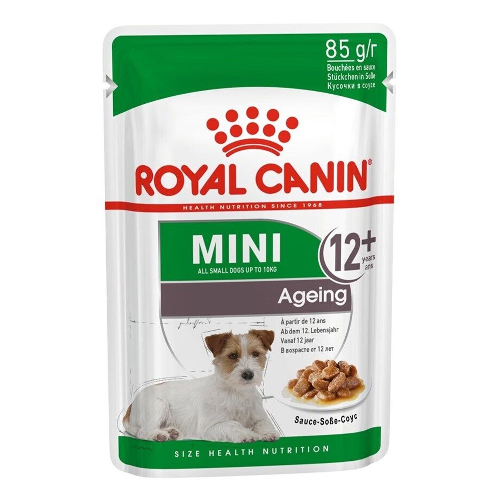 Royal Canin Mini Ageing 12+ Years In Gravy Pouches Wet Dog Food
