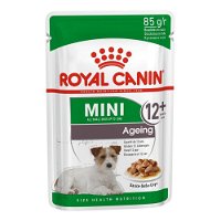 Royal Canin Mini Ageing 12+ Years In Gravy Pouches Wet Dog Food 85 Gms