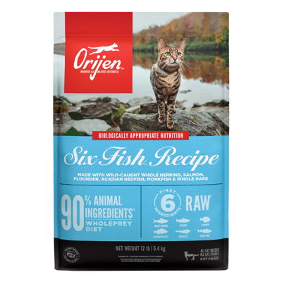 Orijen Six Fish Biologically Appropriate Dry Cat Food
