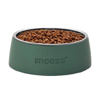 Snooza Concrete & Stainless Steel Pet Bowl Sage Green