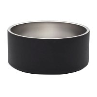 Snooza Double Wall Stainless Steel Pet Bowl Slate Grey