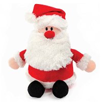 Snuggle Pals Christmas Holiday Toy for Dogs and Cats - Santa