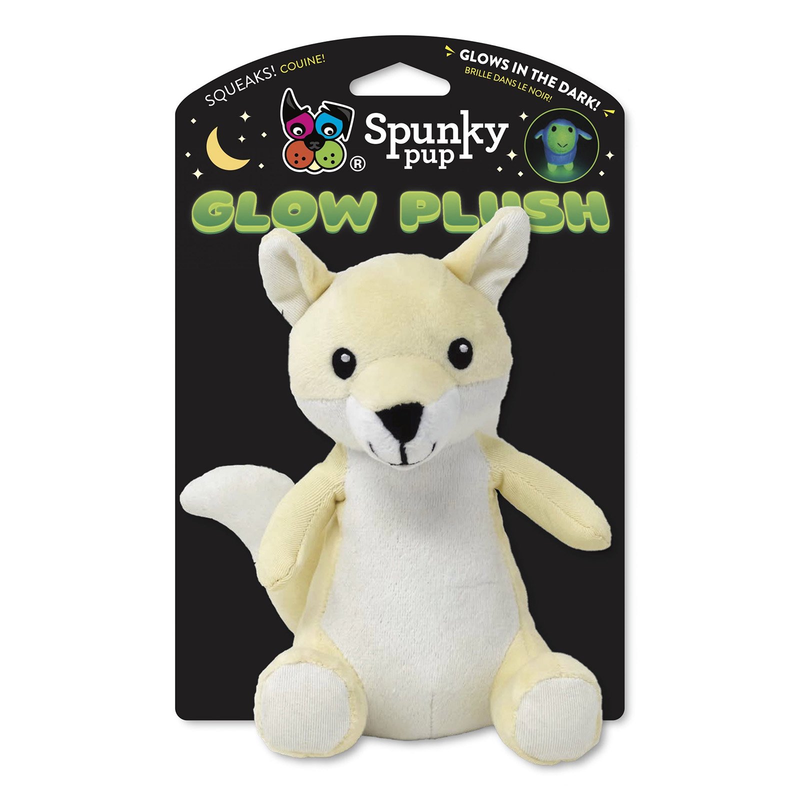 Spunky Pup Glow Plush Fox Small