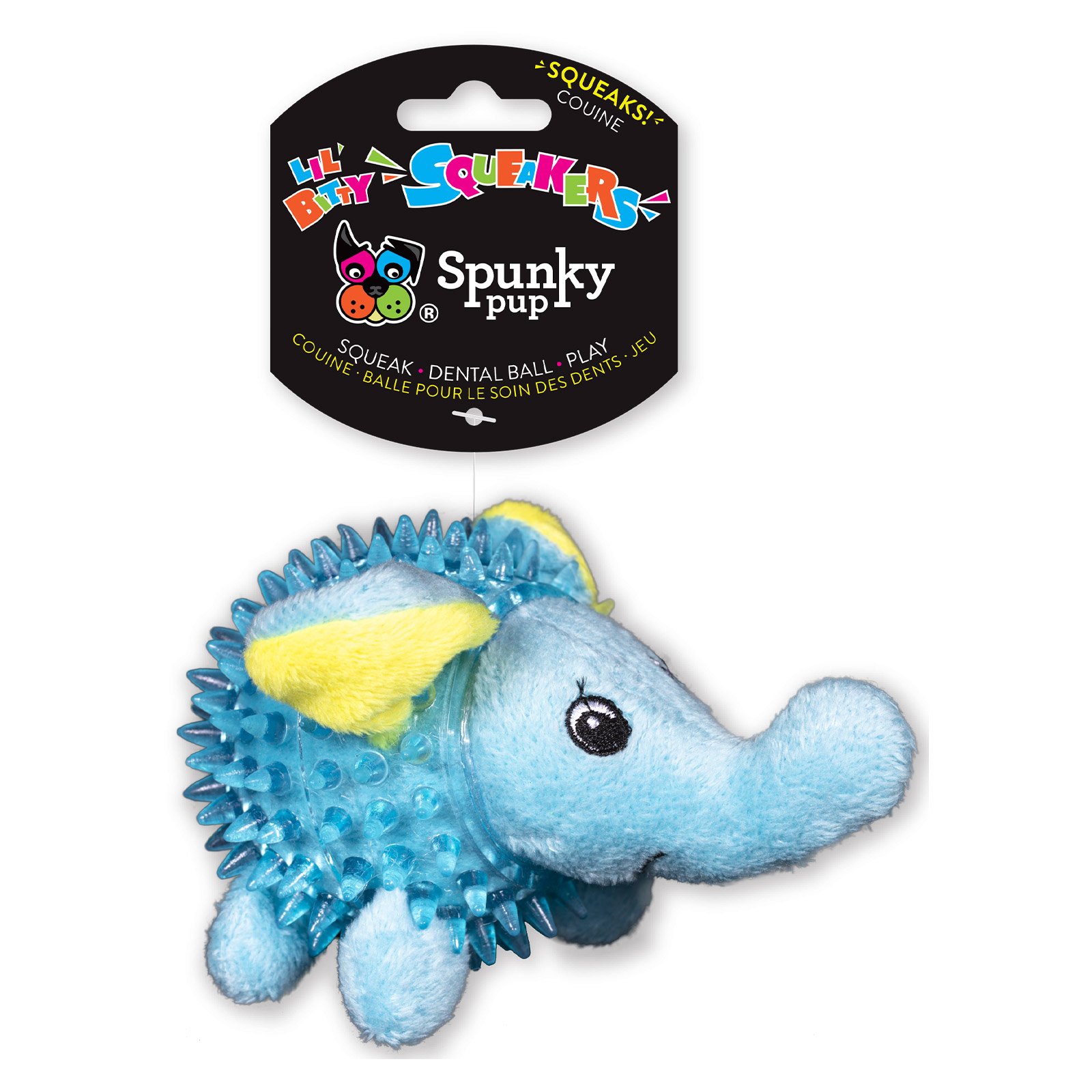 Spunky Pup Lil' Bitty Squeakers Elephant 