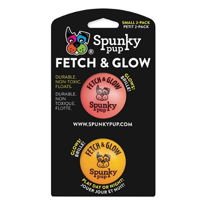 SPUNKY PUP FETCH & GLOW BALL