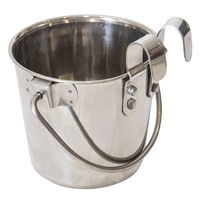 Superior Pet - Stainless Steel Flat Sided Bucket 