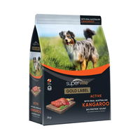 SuperVite Gold Label Active with Real Australian Kangaroo Dry Dog Food 