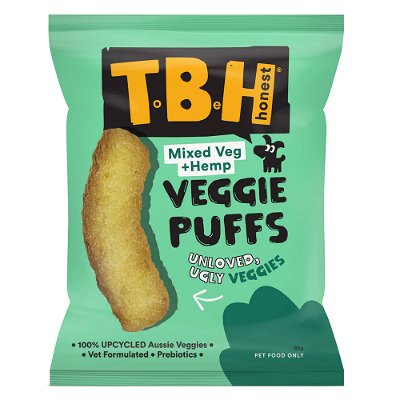 TBH Mixed Veg + Hemp Veggie Puffs Treats for Dogs