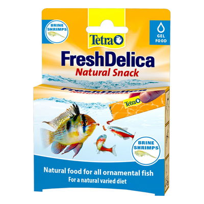 Tetra FreshDelica Natural Snack Shrimps Gel Food For Fish