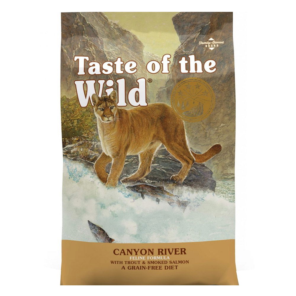 Taste of The Wild Grain Free Canyon River Trout Smoked Salmon Dry Cat Food