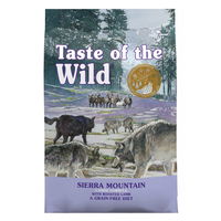 Taste of the Wild Grain Free Canine Sierra Mountain Dry Dog Food