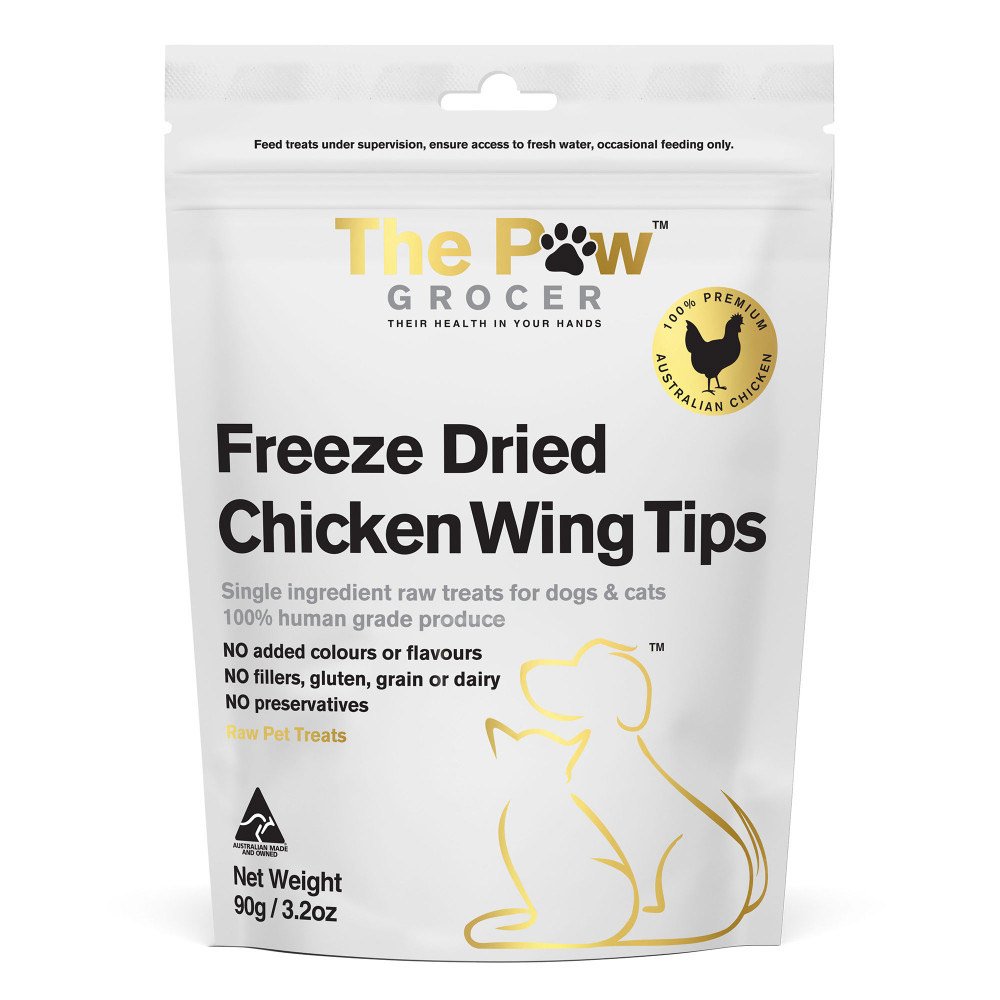 The Paw Grocer Freeze Dried Chicken Wing Tips Dog and Cat Treats