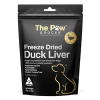 The Paw Grocer Freeze Dried Duck Liver for Dogs 