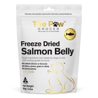 The Paw Grocer Freeze Dried Salmon Belly Dog and Cat Treats 