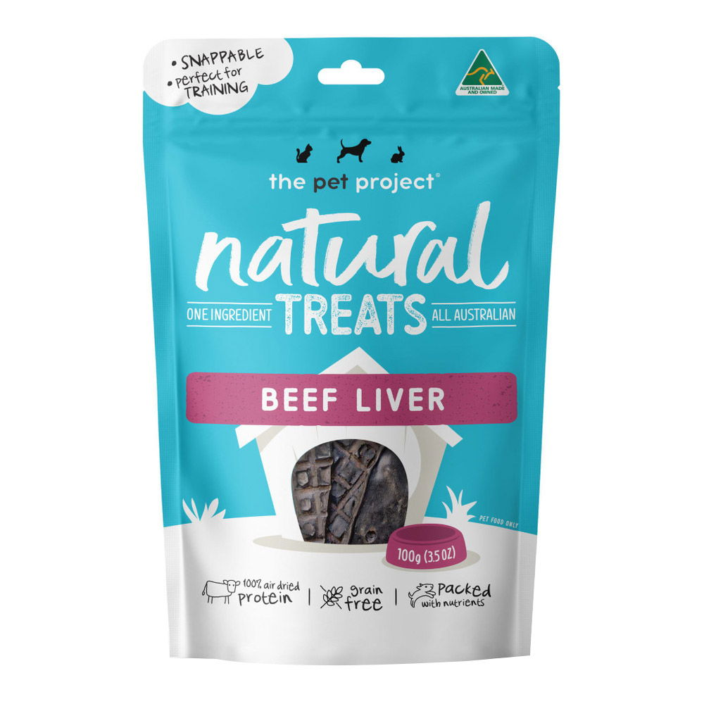 The Pet Project Natural Dog Treats Beef Liver