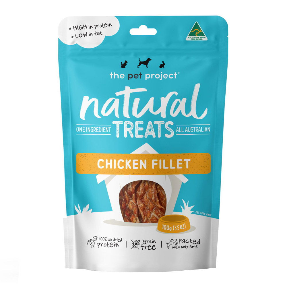 The Pet Project Natural Dog Treats Chicken Fillet