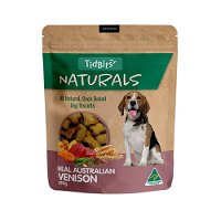 Tidbits Naturals Venison Biscuit Treats for Dogs