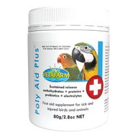 Vetafarm Poly Aid Plus First Aid Supplement for Sick and Injured Birds and Animals