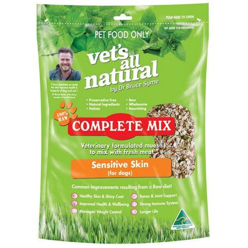 Vets All Natural Complete Mix  Sensitive Skin Dog Dry Food