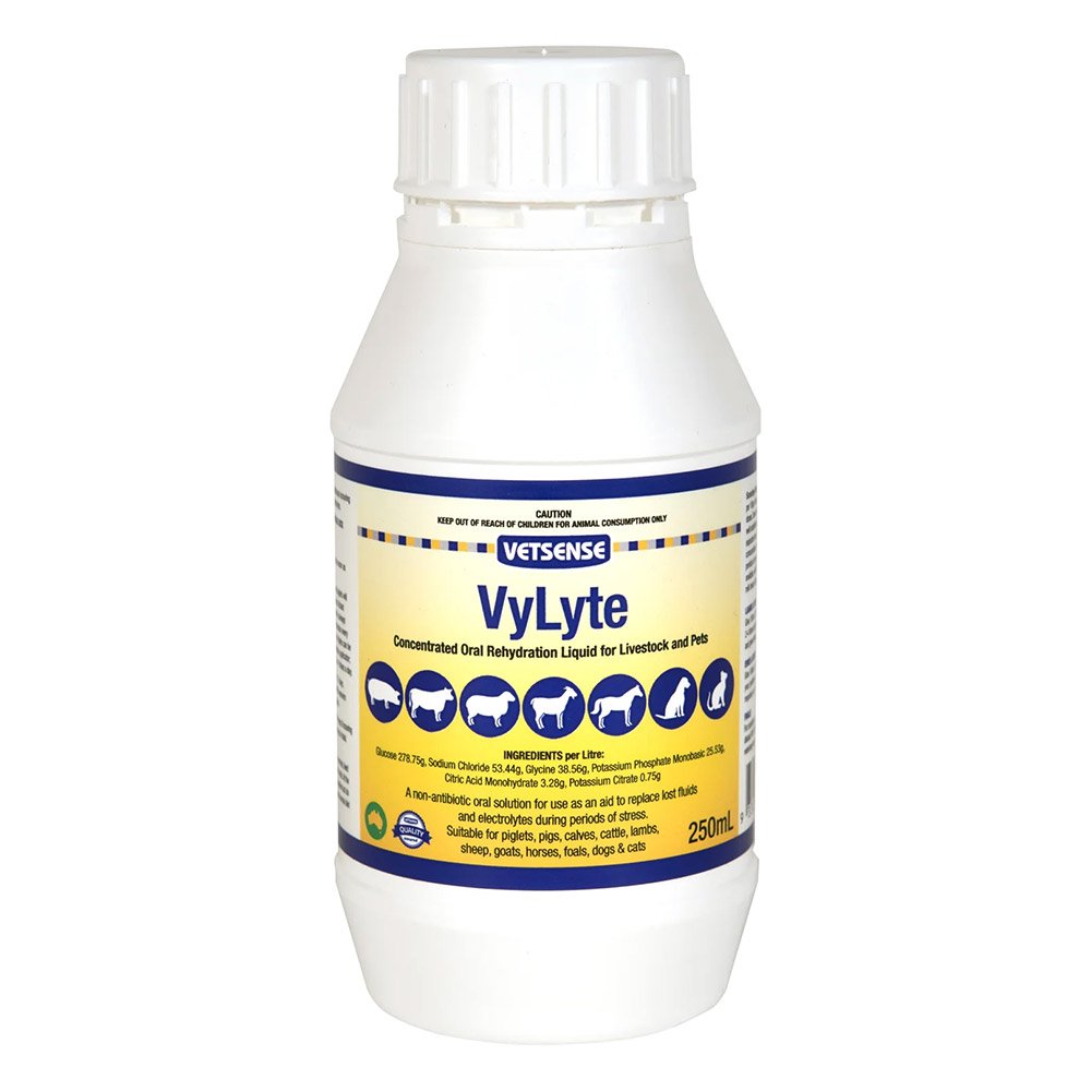 Vetsense VyLyte Concentrated Oral Rehydration Liquid for Livestock and Pets