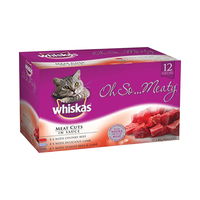 Whiskas Adult 1+ Years So Meaty Meat Cuts in Gravy Wet Cat Food 85gm