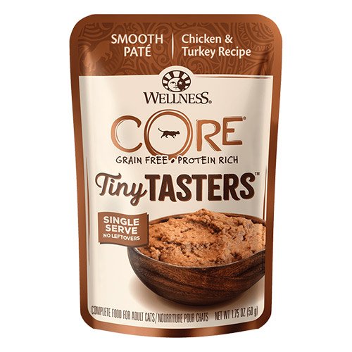 Wellness CORE Tiny Tasters Chicken & Turkey Pate for Cats