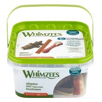 Whimzees Alligator/Brushzees/Stix Variety Value Box Dog Dental Treats Large