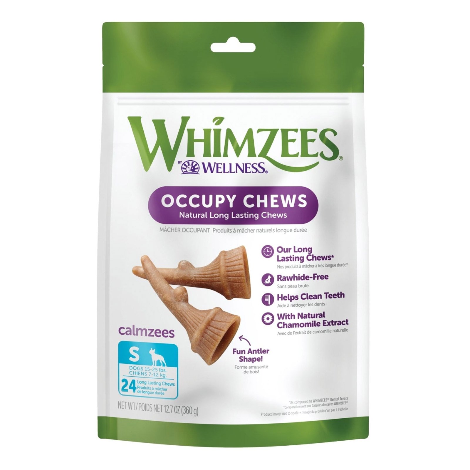 Whimzees Occupy Calmzees Antler Value Bag Dog Dental Treats