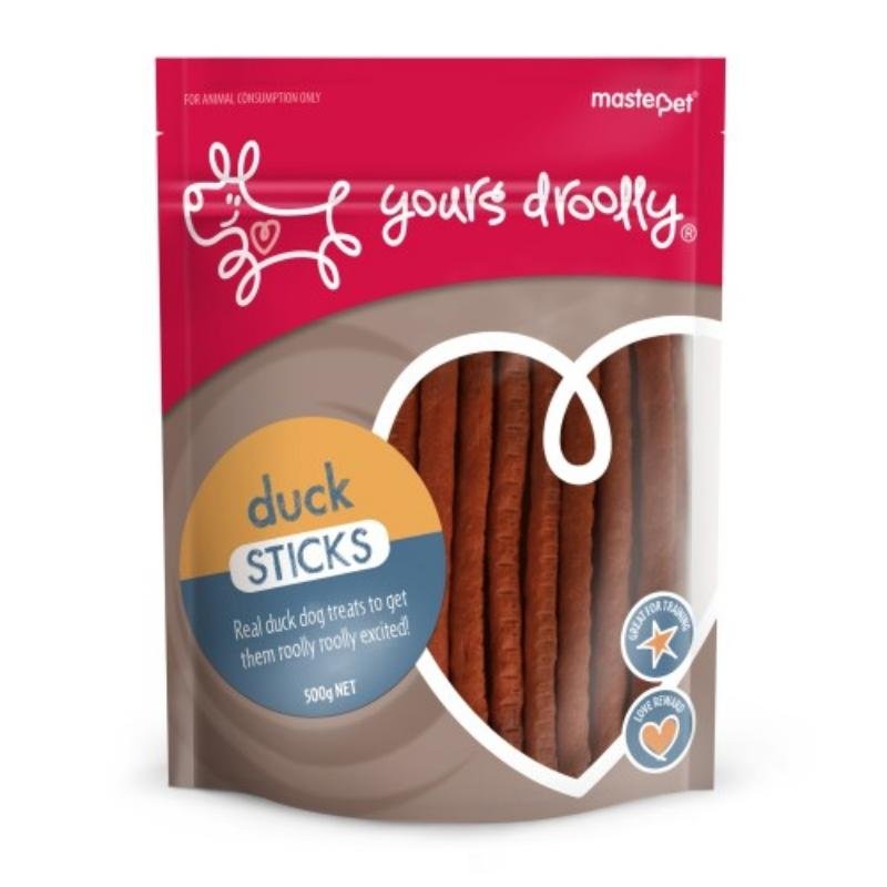 Yours Droolly Duck Sticks Dog Treats