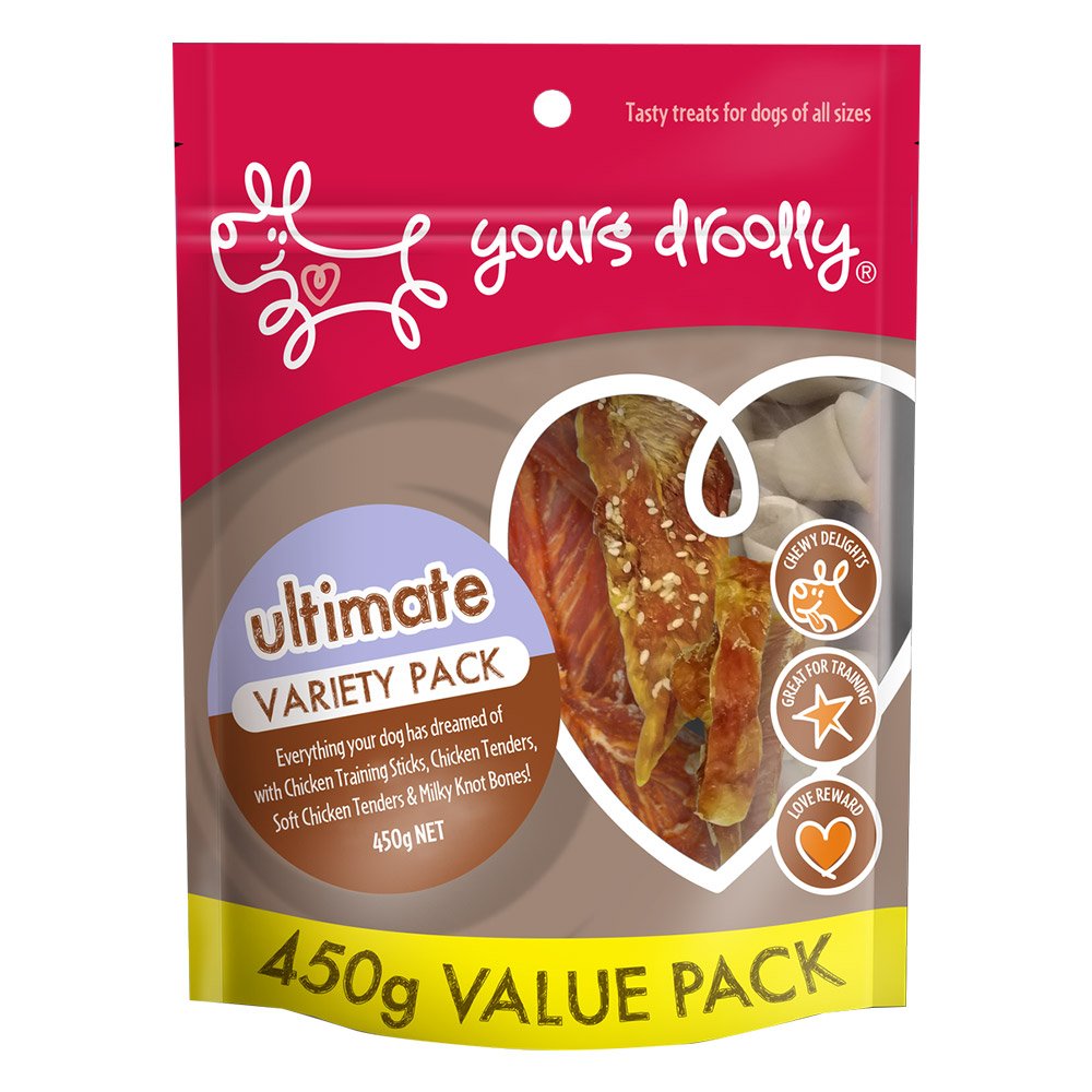 Yours Droolly Adult Variety Pack Dog Treats 