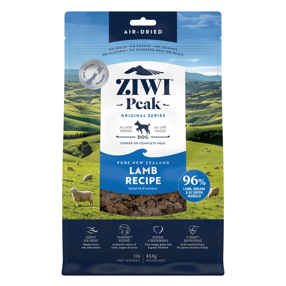 Ziwi Peak Air Dried Lamb Recipe Dry Dog Food