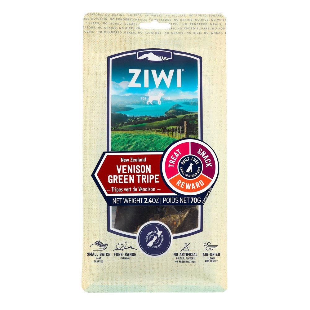 Ziwi Peak Venison Green Tripe Dried Chew Treats For Dogs