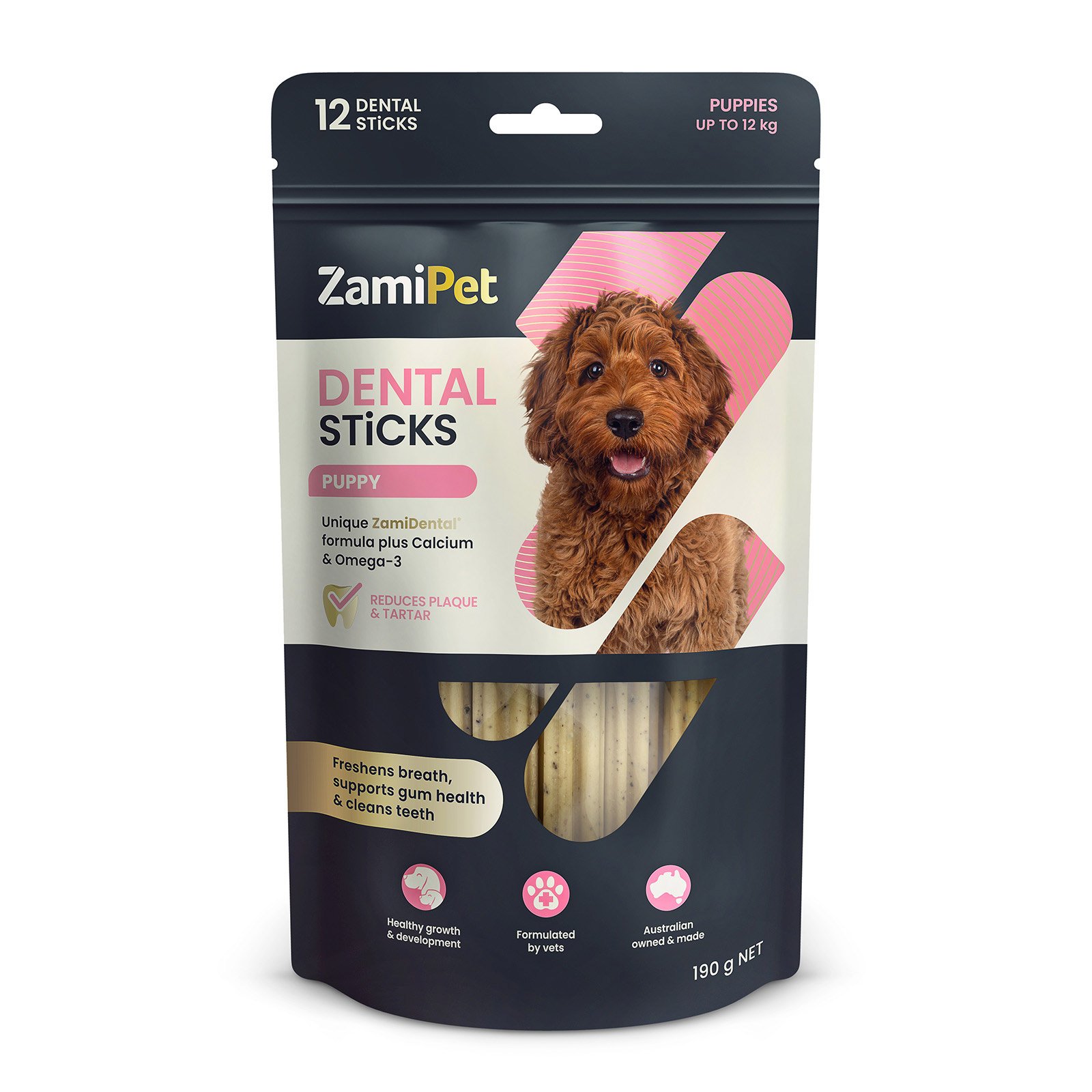 ZamiPet Dental Sticks Puppy Dog Treats