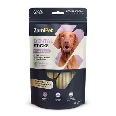 ZamiPet Dental Sticks Relax & Calm Dog Treats