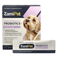 ZamiPet High Strength Probiotics + Relax & Calm Oral Powder for Dog 