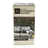 Zeez Disposable Diapers for Dogs Large