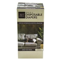 Zeez Disposable Diapers for Dogs X Small