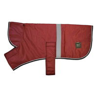 ZeeZ Waterproof Dapper Dog Coat Warm Maroon