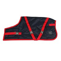 ZeeZ Waterproof Supreme Dog Coat Navy Stone/Red