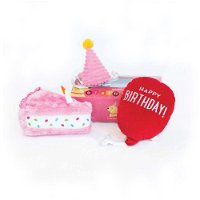 Zippy Paws Birthday Box for Dogs and Cats - Pink