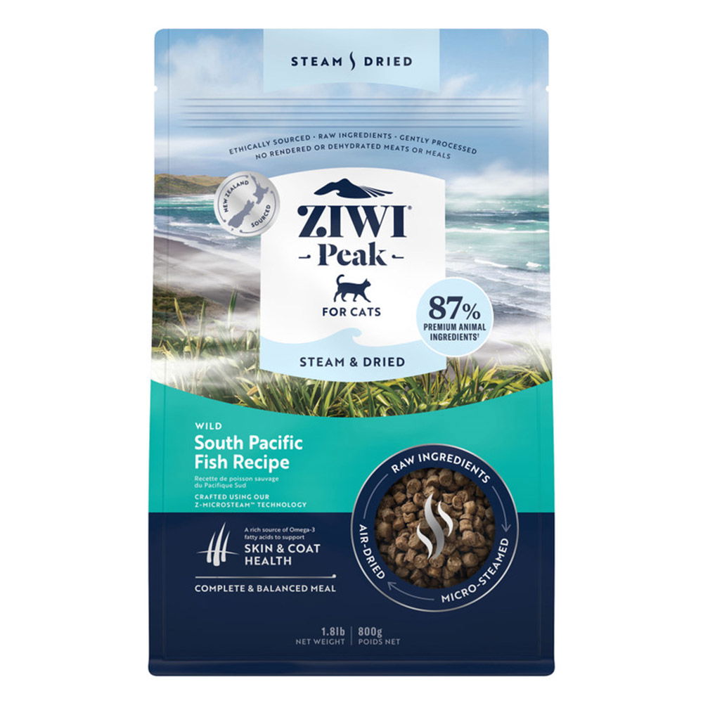 Ziwi Peak Steam & Dried Wild South Pacific Fish Dry Cat Food