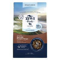 Ziwi Peak Steam And Dried Grass Fed Beef With Pumpkin Dog Food 