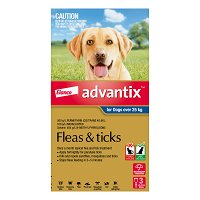 Advantix For Extra Large Dogs Over 25Kg (Blue)