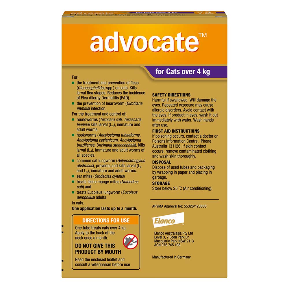 Advocate fashion kitten flea and worm treatment